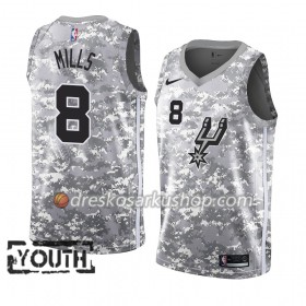 Dječji NBA Dres San Antonio Spurs Patty Mills 8 Nike 2018-19 Siva Swingman